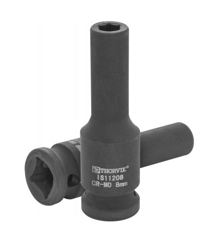 Головка торцевая ударная глубокая 1/2"DR 12 мм IS11212 Thorvik