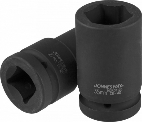 Головка торцевая ударная глубокая 1"DR 41 мм S03AD8141 Jonnesway